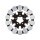 Skull Wave Floating Brake Disc Anodized Inner Steel Carrier Black Anodized 11,8" Front