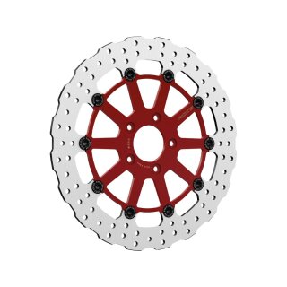 El Diabolo (Steve) Design Floating Brake Disc Red Inner Carrier 13" Front