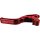 Performance 3-Finger Brake-and Clutch Lever Set Red Anodized Cable Clutch