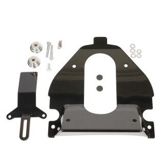 Titanium Solo Seat Mounting Kit Wide Frame Black