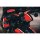 Club Style Pullback Riser Kit for Bottom Mount Round Speedometer 10" Height, 1 1/4" Clamp Diameter Black Anodized