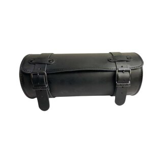 Leather Tool Roll 4,8 Liter, Width: 340 mm, Diameter: 160 mm Black