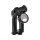 Club Style Pullback Riser Kit for Bottom Mount Round Speedometer 11,5" Height, 1 1/4" Clamp Diameter Black Anodized