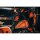 Club Style Pullback Riser Kit for Bottom Mount Round Speedometer 11,5" Height, 1 1/4" Clamp Diameter Black Anodized