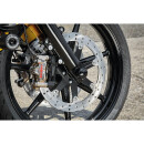 Seven Sins Wave Design Floating Brake Disc Black Inner...