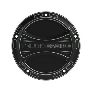 Torque 2.0 Clutch Cover With Thunderbike Logo, 5-hole Bi-Color Anodized