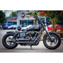 Rear Steel Fender for Twin Cam Dyna 260/18" Tire, With Taillight and Turn Signals Raw