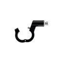 mo.view classic 110 pivot Mirror For 1" Handlebars Anodized Black