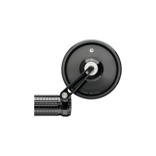 mo.view classic 60 Bar End Mirror Black Anodized
