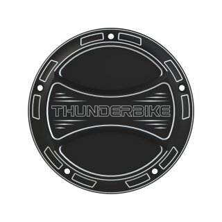 Torque 2.0 Clutch Cover With Thunderbike Logo, 5-hole Bi-Color Anodized