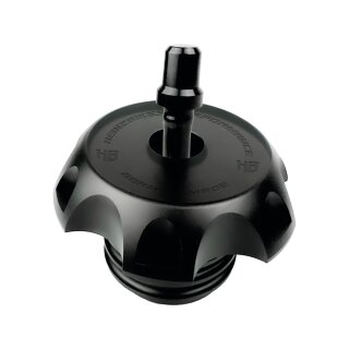 Performance Vented Gas Cap Black Anodized