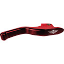 Performance 3-Finger Brake-and Clutch Lever Set Red Anodized Cable Clutch