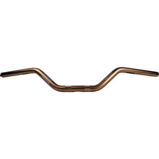 Performance Clubstyle Moto Mid Bar Aluminium Handlebar 3-Hole Bronze 1" Throttle By Wire