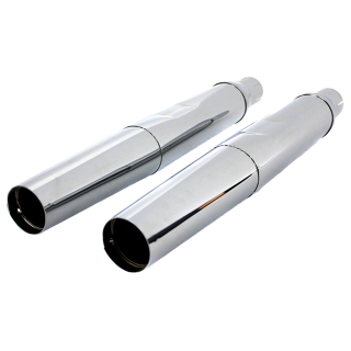 Replica Mufflers Tapered Chr XLCH65-70