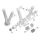 Connecting Rod Roller Set XL52-E86