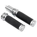 GZP Chrome Tornado grips Helix TBW23UP