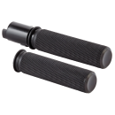 Knurled Grips Black Helix
