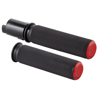Knurled Grips Red Helix