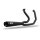 Malparidos 2-1 Edelstahl Auspuffanlage schwarz M8 Softail 18-24 Euro 4/5