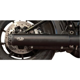 V Performance 2-1 E5 Rebel Auspuff Schalldämpfer Chrom