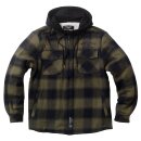 WCC Hell Bent Flanell Biker Jacke olive/black 4XL