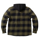 WCC Hell Bent Flanell Biker Jacke olive/black 4XL