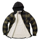 WCC Hell Bent Flanell Biker Jacke olive/black 4XL