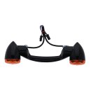 OEM Style Bullet Blinkerleiste schwarz für Harley Touring 99-08
