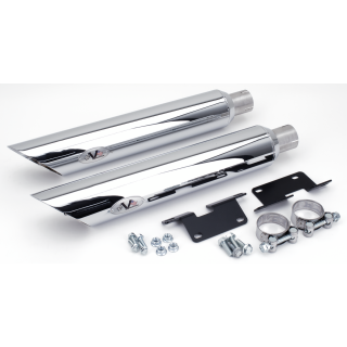 V Performance 80mm Slash Cut Auspuff Dämpfer für Harley XL Sportster 14-20