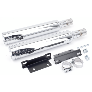 V Performance 80mm Double Ring Auspuff Dämpfer für Harley Sportster 04-13