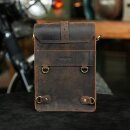 Trip Machine Moto Sling Bag Leder Tasche Mocka Braun