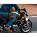 Trip Machine Moto Sling Bag Leder Tasche Cognac Braun