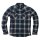 WCC Outlaw Flannel shirt blue/beige XL
