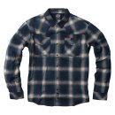 WCC Outlaw Flannel shirt blue/beige L