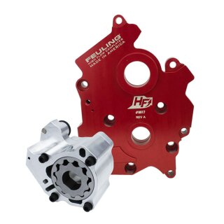 Feuling HP+® Hochleistungs Ölpumpe und Nockenwellenplatte für Harley M-Eight 17-25