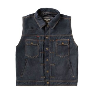 WCC x 13 1/2 Dominator RAW denim riding vest