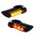HeinzBikes Aero Winglets 3-1 Rücklicht Blinker Set schwarz