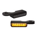 HeinzBikes Stripes LED Blinker schwarz für Harley...