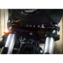HeinzBikes ZC-Line Micro LED Gabel Blinker-Set. Schwarz