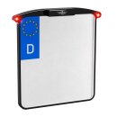 HeinzBikes All-in-1 Nano Motorrad Kennzeichenhalter schwarz DE 180X200mm