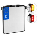 HeinzBikes All-In-One Micro Kennzeichenhalter schwarz DE 180X200mm