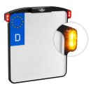 HeinzBikes All-In-One Micro Kennzeichenhalter schwarz DE 180X200mm
