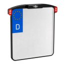 HeinzBikes All-In-One Micro Kennzeichenhalter schwarz DE 180X200mm