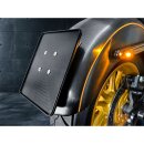HeinzBikes Kennzeichenhalter Nummernschildrahmen DE 180x200 schwarz