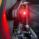 HeinzBikes Nano Winglets 3-1 Rücklicht/Blinker Set Schwarz für Harley ab 93