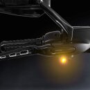 HeinzBikes Nano Lenkerarmaturen Blinker schwarz für Harley Softail 18-24