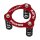 Trask Kupplungs Feder Power Plate Kit rot eloxiert für Harley M8 17-25