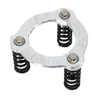 Trask Kupplungs Feder Power Plate Kit klar eloxiert für Harley M8 17-25