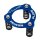 Trask Kupplungs Feder Power Plate Kit blau eloxiert für Harley M8 17-25