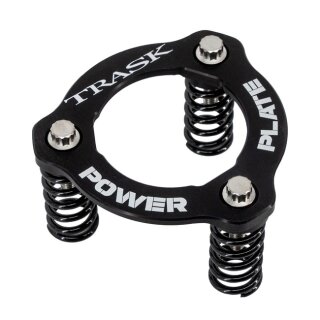 Trask Kupplungs Feder Power Plate Kit schwarz eloxiert für Harley M8 17-25